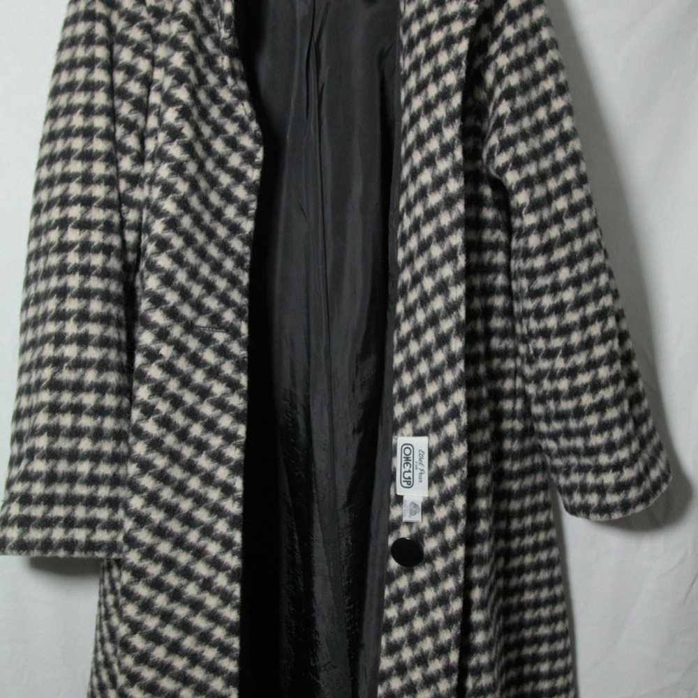 Ethel Pear Vintage Teddy Jacket with Bold Pattern